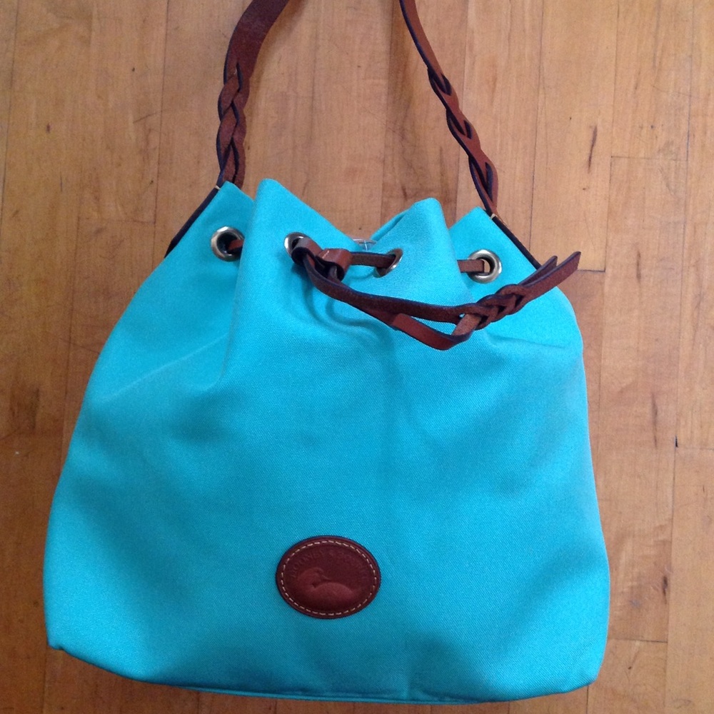 Dooney Bourke Canvas Bucket Bag/ Drawstring - image 1